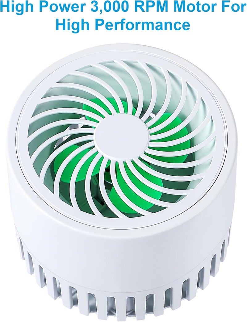 Makevivi RV Refrigerator Fan, Low Noise, 3000 RPM Motor for Efficient Circulation of Internal RV Fridge Cold Air, Longer Food Preservation Time,Easy On/Off Switch (Excluding Batteries) - Image 2